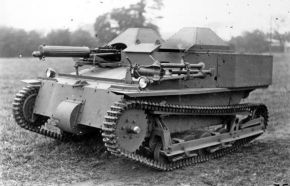 Tanqueta Carden-Loyd Mk.VI, puesta en producción en 1928.