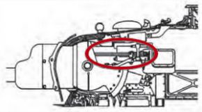 Posición de la mira telescópica TOD-6 en un T-34 Mod. 1940.