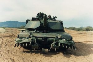 Abrams tank with mine plow.jpg