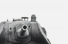 Mira periscópica PT-6 en el techo de un T-34 Mod. 1940.