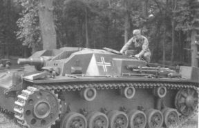Un cañón de asalto StuG III Ausf. A de la Stu.Bttr. LSSAH.