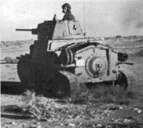 Un L6/40 en el Norte de África.