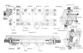 Plano del visor de conductor adoptado por el Pz.II Ausf. D y posteriormente usado también en el Ausf. F.
